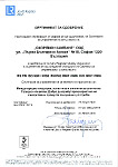 Certificado ISO 9001:2008 - transporte de carga internacional, logística, agencia aduanera (en Inglés)